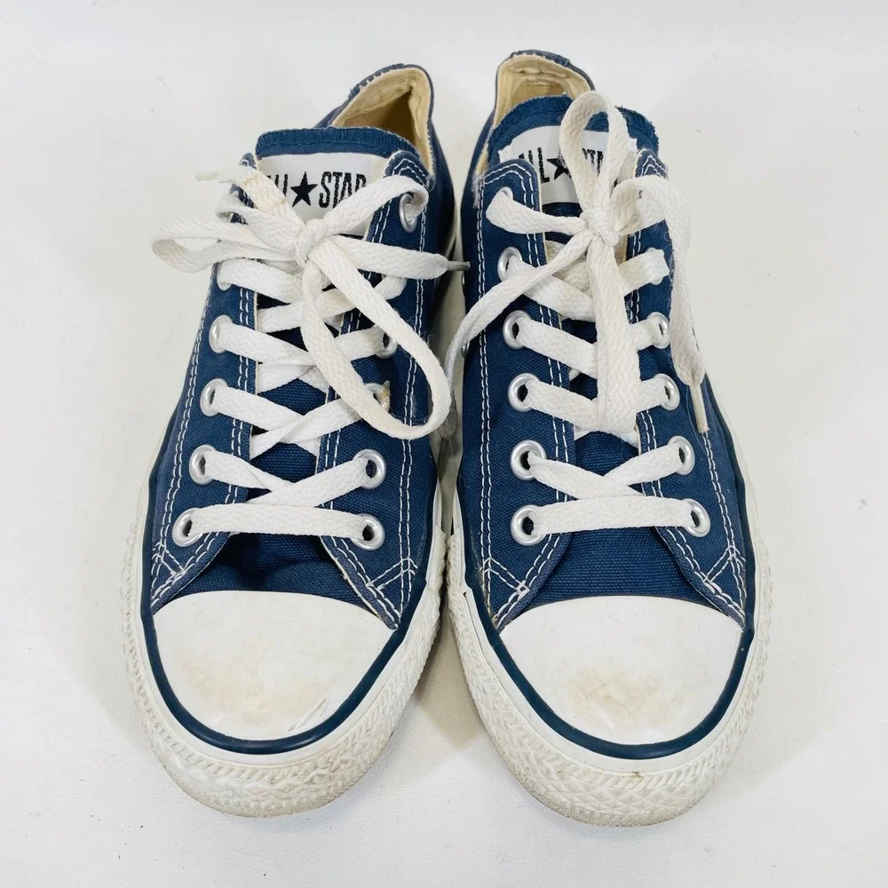 Converse Chuck Taylor All Star Low Top Navy Blue Sneakers M9697 Mens 5 Womens 7
